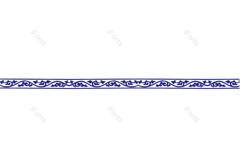 花纹图片,蓝色元素,中式PNG,装饰框免抠素材